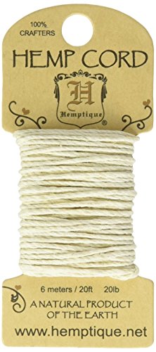 Hemptique (HEMP0) HMC20WHT-5pk Hanfschnur, WeiÃÂ